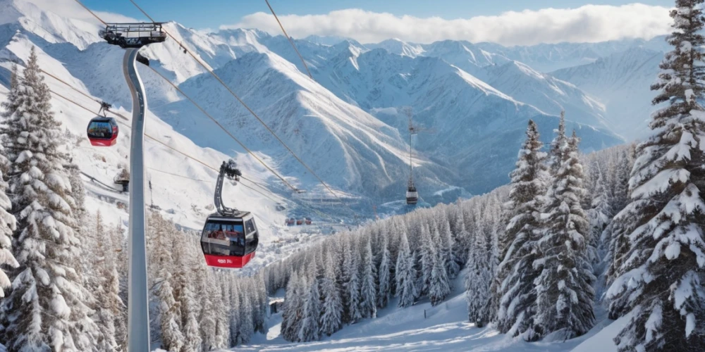 Открытие сезона на горнолыжной базе Каракол