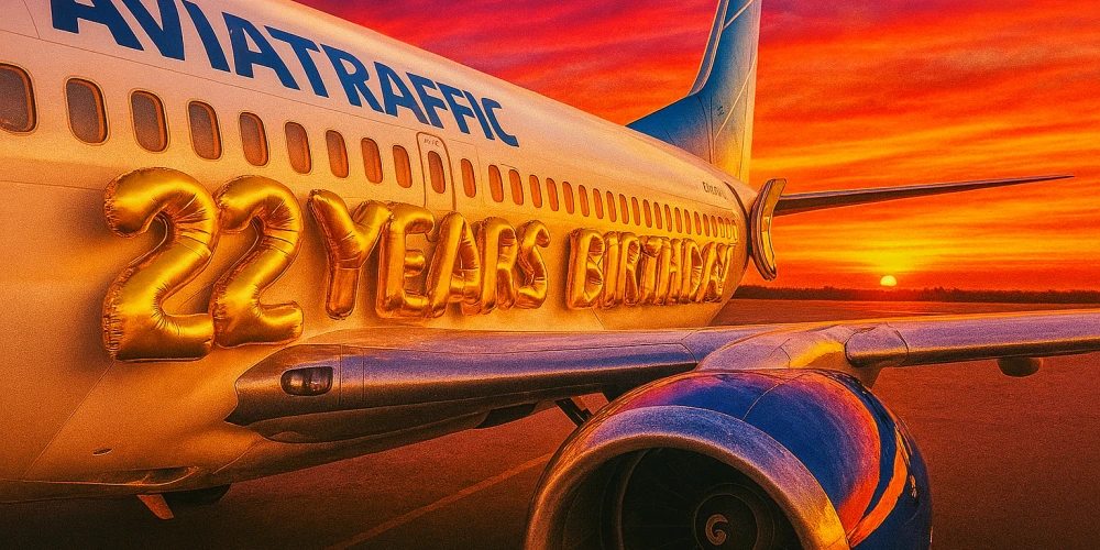 Avia Traffic празднует 22 года в небе!