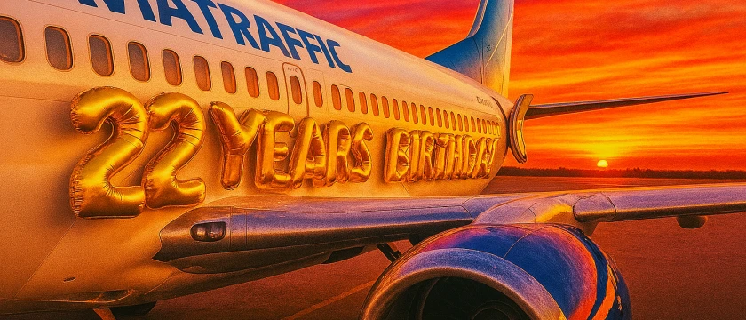 Avia Traffic празднует 22 года в небе!