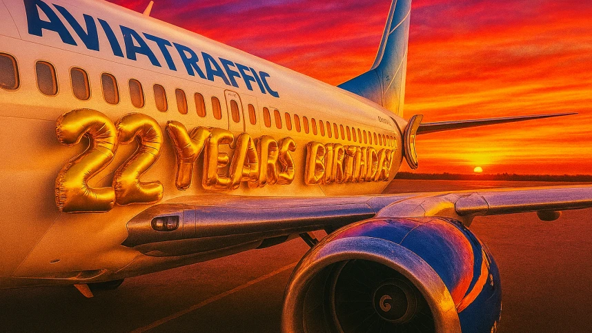 Avia Traffic празднует 22 года в небе!